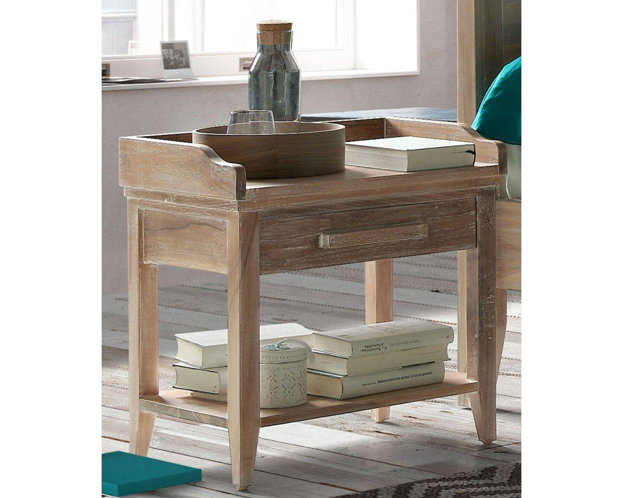 Beachside Teak Nightstand Model PRH-1001-TEAK-NS by Hospitality Rattan