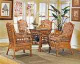 Belize 6 Pc Rattan Dining Set by Designer Wicker Tribor