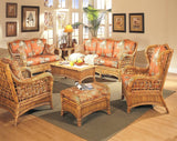 Belize Rattan Wing Chair BZ-07 by Designer Wicker Tribor