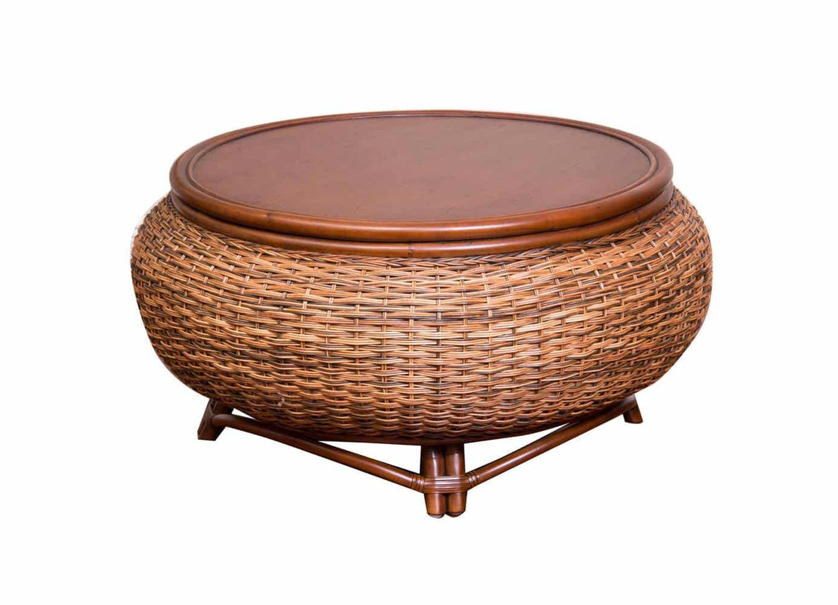 Bermuda Rattan and Wicker Coffee Table Model BER022 from Alexander and Sheriden