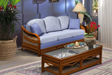 Bermuda Indoor 2 Pc Queen Sleeper Sofa and Coffee Table Set by South Sea Rattan