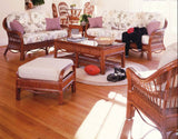 Bermuda Pecan Loveseat by South Sea Rattan Model 1402