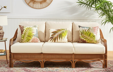 Bermuda Pecan Sofa by South Sea Rattan Model 1403