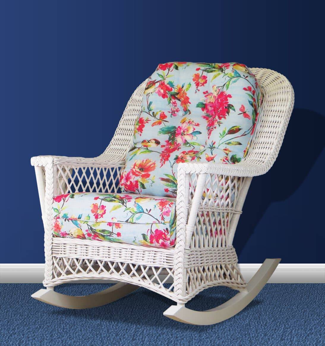 Shangri-la Wicker Complete Cushion Set (Arm Chair or Rocker) – Made in the USA SlA-CUSH-LC0 by Wicker Fair