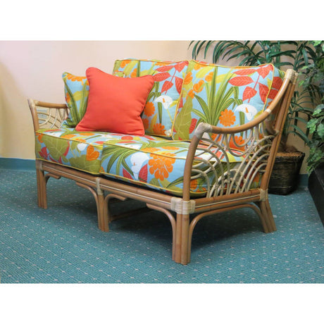Bali 6 Pc Living Room Set in Natural Finish Model BL-SET-NAT from Spice Island Wicker