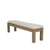 Coastal Teak Outdoor Dining Bench by Sunset West Model 5501-BNCH