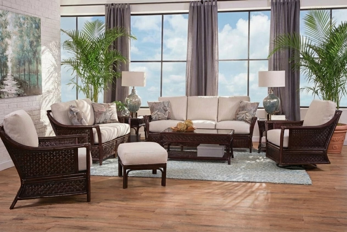 Boca Rattan Coffee Table Model 973-072 by Braxton Culler