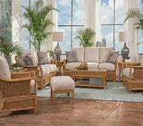 Boca Rattan Ottoman Model 973-009 by Braxton Culler
