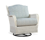 Bodega Bay Rattan Swivel Glider Made in the USA by Braxton Culler