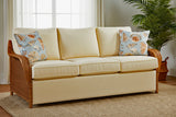 Bodega Bay Upholstered Wicker Queen Sleeper Sofa Made in the USA by Braxton Culler 1090-015