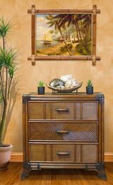 Bonita Springs Rattan 2 Pc Bedroom Furniture Set by Wicker Fair