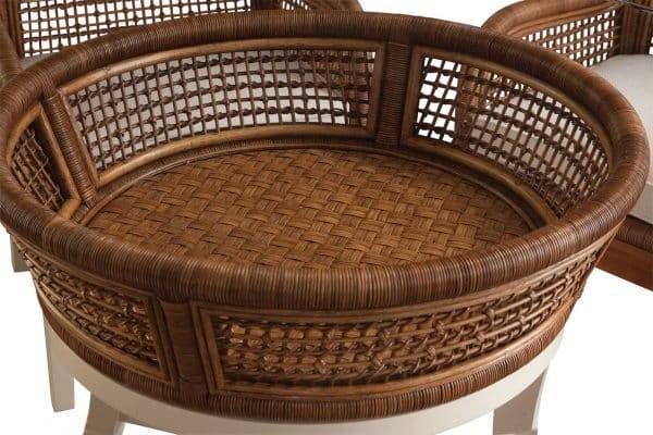 Boone 6 Pc Rattan Round Dining Set 1017-SET by Braxton Culler