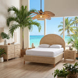 Casablanca Wicker Fair Wicker Queen 4 Pc Bedroom Set