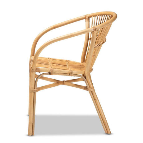 Breezy Point (Set of 2) Wicker Fair Rattan Wicker Dining Chairs
