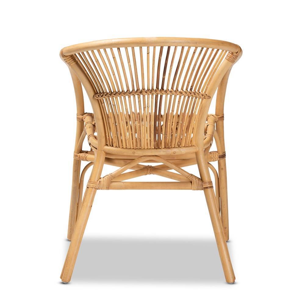 Breezy Point (Set of 2) Wicker Fair Rattan Wicker Dining Chairs