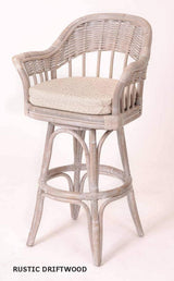 Bridgeport Rattan 3 Pc Pub Set in Bar or Counter Height from Alexander and Sheriden with Cushions Made in USA