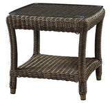 Brighton Outdoor Patio Wicker Ottoman Model OT9858 from Beachcraft Furniture
