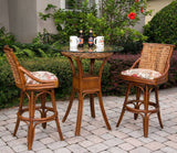 Balboa Rattan and Wicker Barstool and Counterstool by Alexander and Sheriden BAL101 with Cushions Made in USA