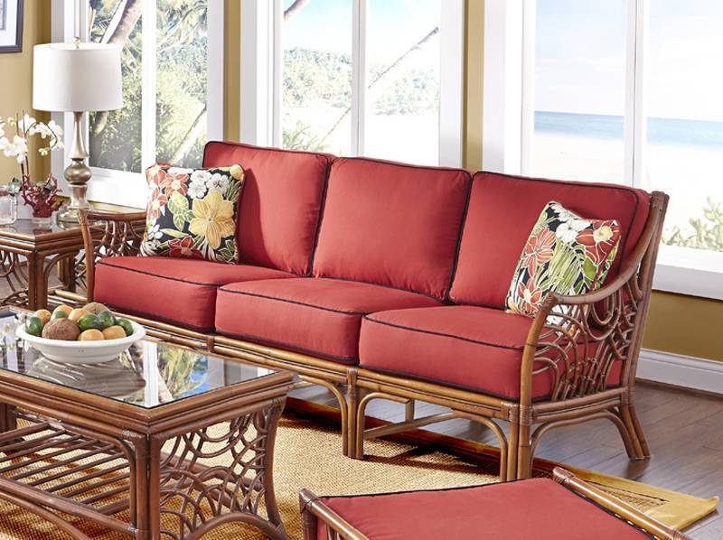 Spice Islands Wicker Cushion Set (Sofa) – Made in the USA SP-CUSH-SOF
