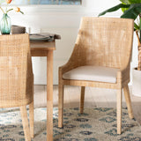 Raita Natural Rattan Dining Chair by Wicker Fair