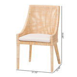 Raita Natural Rattan Dining Chair by Wicker Fair