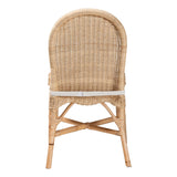 Rilu Bohemian Natural Rattan Dining Chair by Wicker Fair