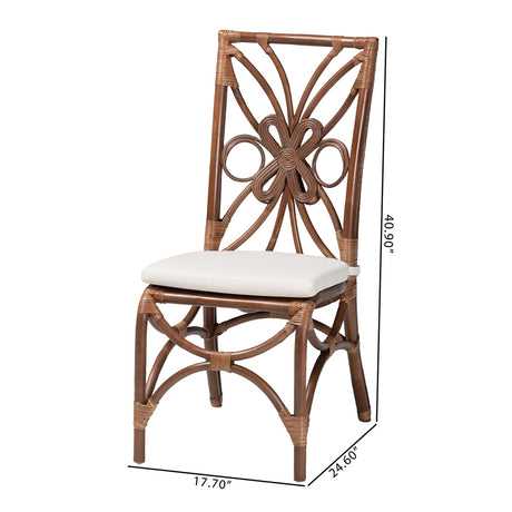 Raisa Natural Rattan Dining Chair by Wicker Fair