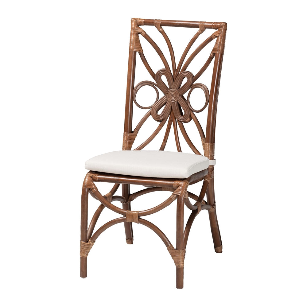 Raisa Natural Rattan Dining Chair by Wicker Fair