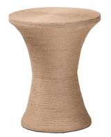 Hat Yai Japandi Natural Jute Side Table by Wicker Fair