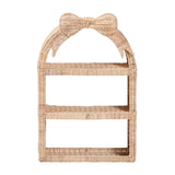 Futsal Natural Rattan Wall Shelf by Wicker Fair