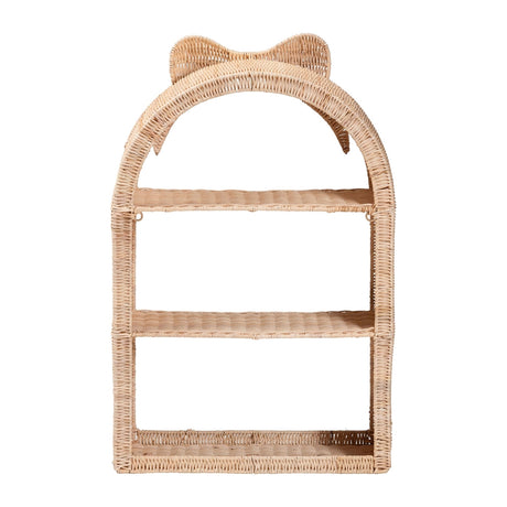 Futsal Natural Rattan Wall Shelf by Wicker Fair