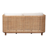 Elborn Natural Rattan Sofa by Wicker Fair