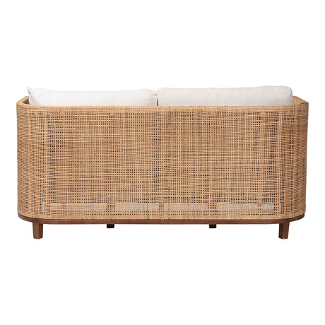 Elborn Natural Rattan Sofa by Wicker Fair
