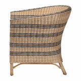 Asle Natural Rattan Accent Chair by Wicker Fair