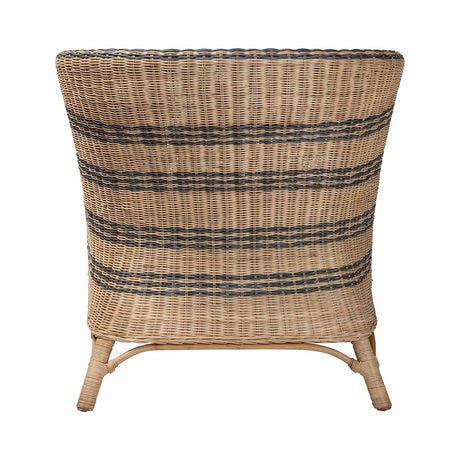 Asle Natural Rattan Accent Chair by Wicker Fair