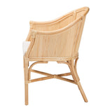 Rollis Natural Rattan Barrel Chair by Wicker Fair