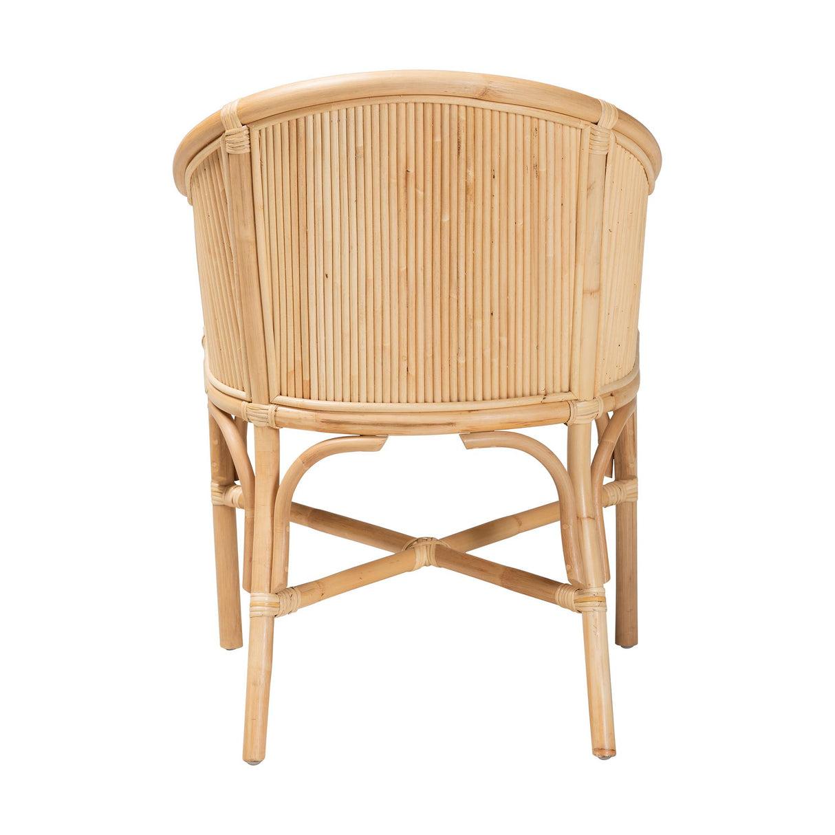 Rollis Natural Rattan Barrel Chair by Wicker Fair