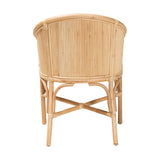 Rollis Natural Rattan Barrel Chair by Wicker Fair
