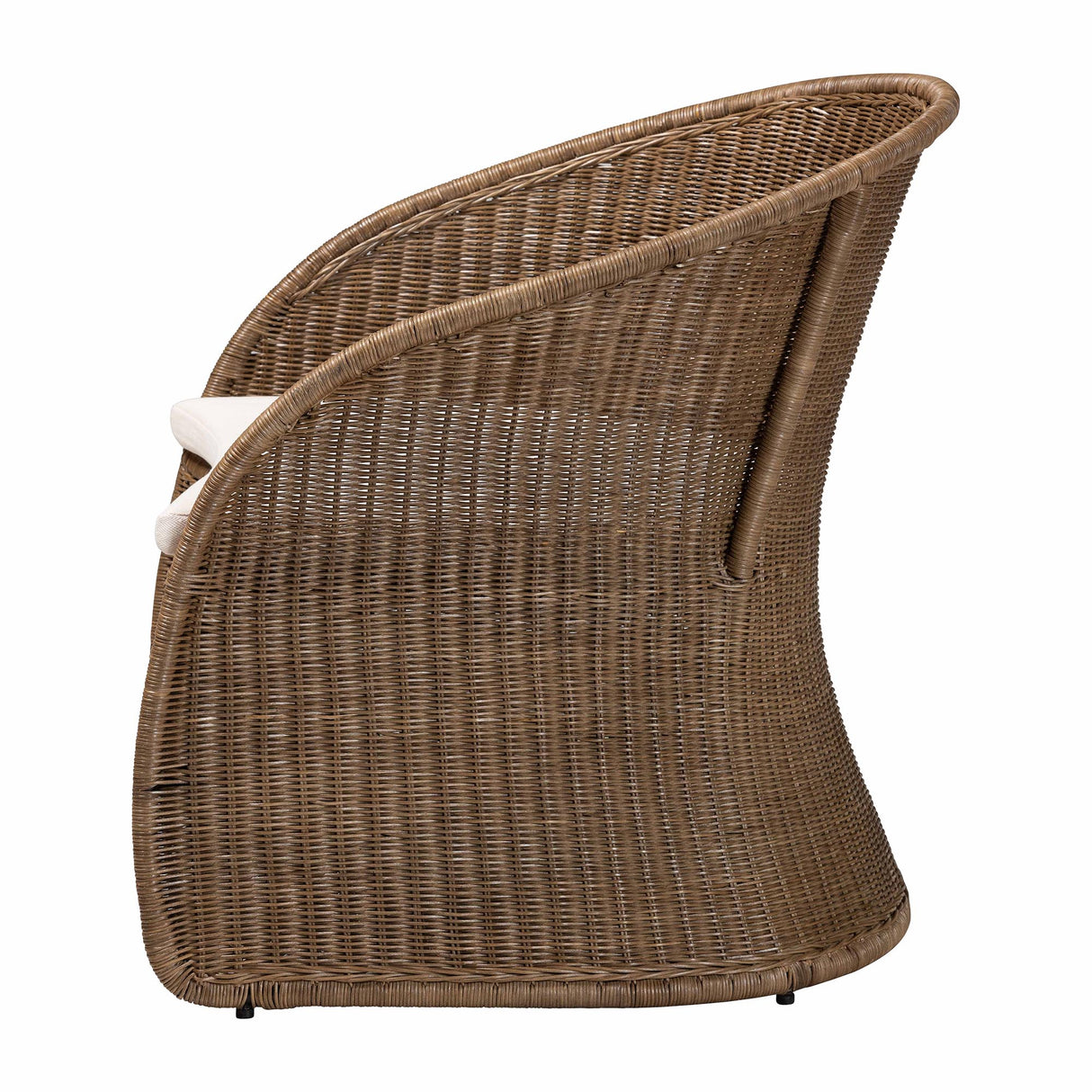 Lintamani Bohemian Greywashed Rattan Accent Chair by Wicker Fair