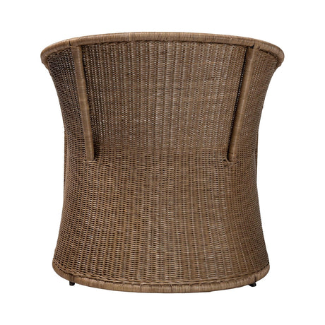 Lintamani Bohemian Greywashed Rattan Accent Chair by Wicker Fair