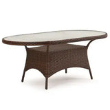 Bandirma Outdoor Wicker 5 Piece Dining Set in Tortoise Shell Model Bandirma-TS-5PC-Dining