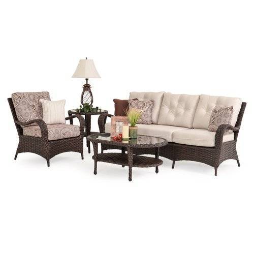 Bandirma Outdoor Wicker Chaise Lounge in Tortoise Shell Model 6009TS