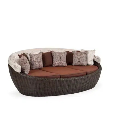 Bandirma Outdoor Wicker Day Chaise in Tortoise Shell Model 6315TS