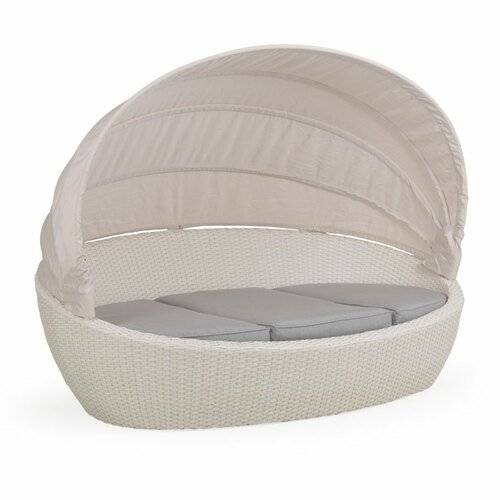 Bandirma Outdoor Wicker Day Chaise in Tortoise Shell Model 6315TS