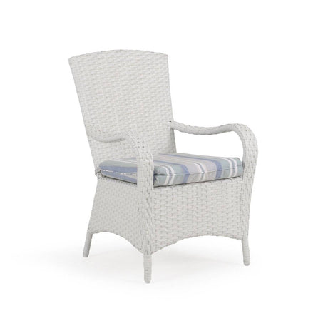 Bandirma Outdoor Wicker Dining Arm Chair in Oyster Grey Model 6010OG