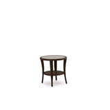 Bandirma Outdoor Wicker End Table in Tortoise Shell Model 6020GTS