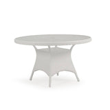 Bandirma Outdoor Wicker 48" Round Dining Table in Sugar Sand Model 6048GSGS