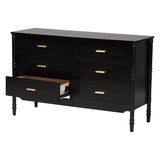 Marisela 4 Piece Black Queen Bedroom Set by Wicker Fair