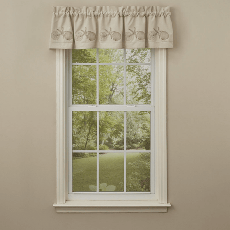 Beach Shells Lined Valance (7689268953320)