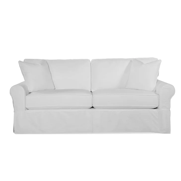 Bedford 2 over 2 Queen Sleeper Sofa with Slipcover by Braxton Culler Made in the USA Model 728-0112XP